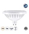 GLOBOSTAR® SPOTAR 60124 Σποτ GU10 AR111 LED 12W 1164lm 36° AC 220-240V IP20 Φυσικό Λευκό 4500K - Μ11 x Π11 x Υ6.6cm - 3 Χρόνια Εγγύηση